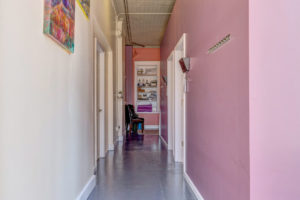 Inside our massage studio